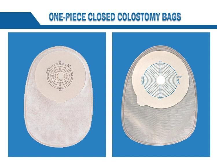 China Supply Low Price OEM Disposable One-Piece Drainable Colostomy Bag