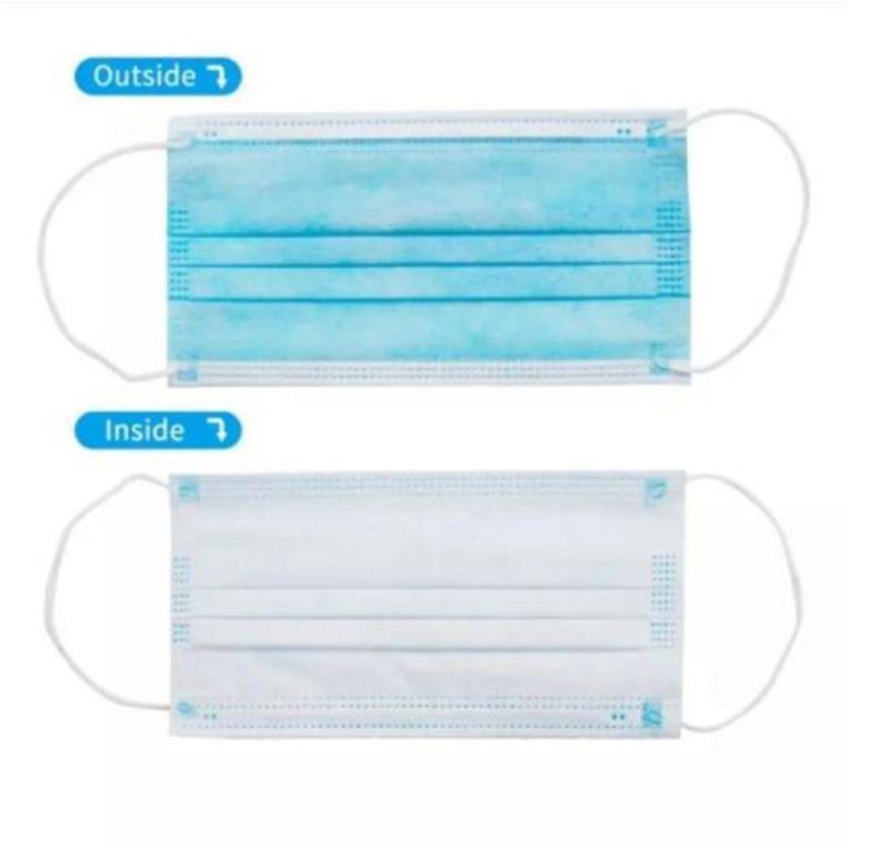 3 Ply Blue Disposable Civil Masks