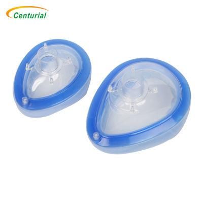 Medical Disposable PVC Sterile Anesthesia Mask with Contoured Cushion