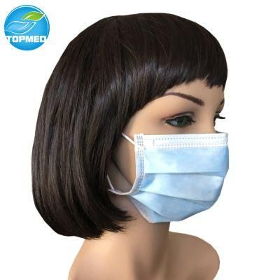 Cheap 3 Ply Non-Woven Dental Clinic Surgical Face Mask Earloop Colorful Medical Non Woven Disposable Face