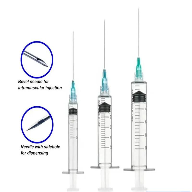 Disposable Self Destruction Non Residue High Temperature Resistant Plastic Syringe