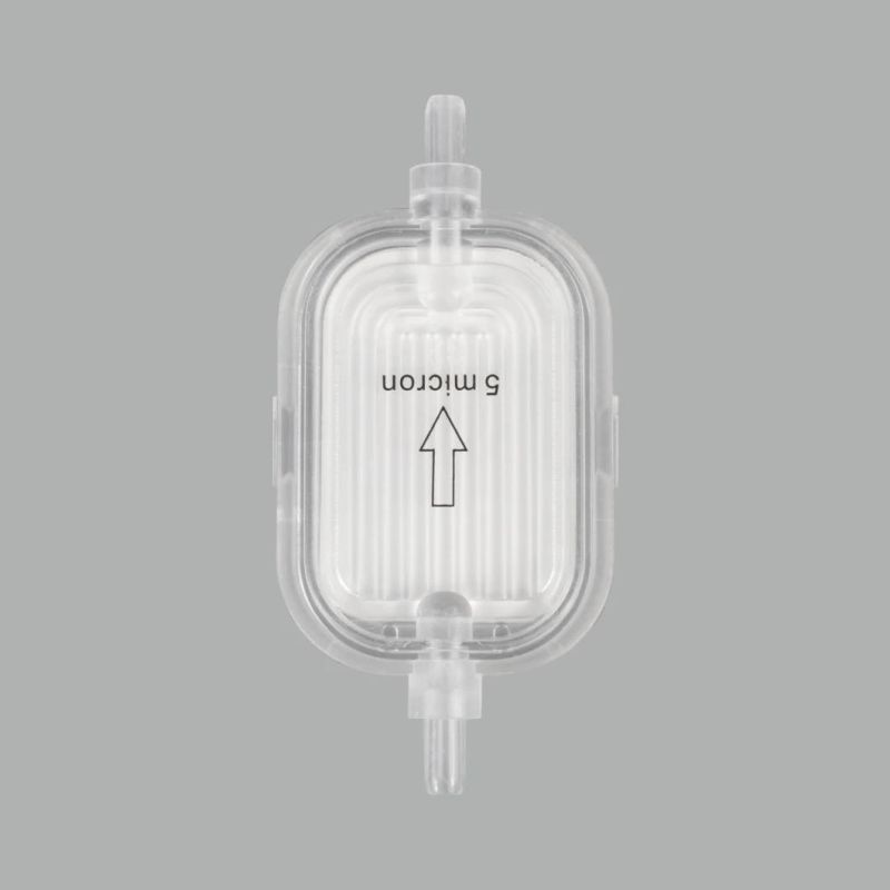 Disposable Medical Supply Automatic Stop Fluid Infusion Precision Liquid Filter