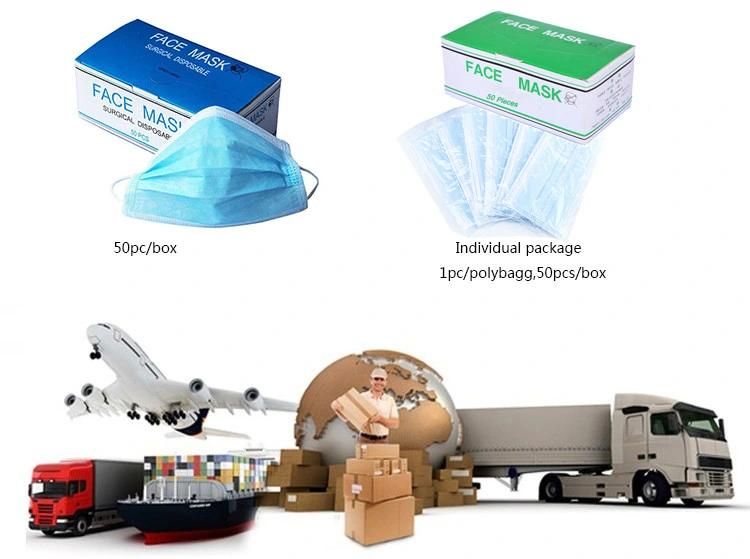 3 Ply Medical Disposable Nonwoven PP Face Mask