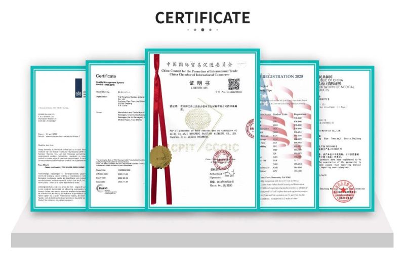 ISO13485 Ethylene Oxide Sterilization Mdr CE Approved First Aid Bandage