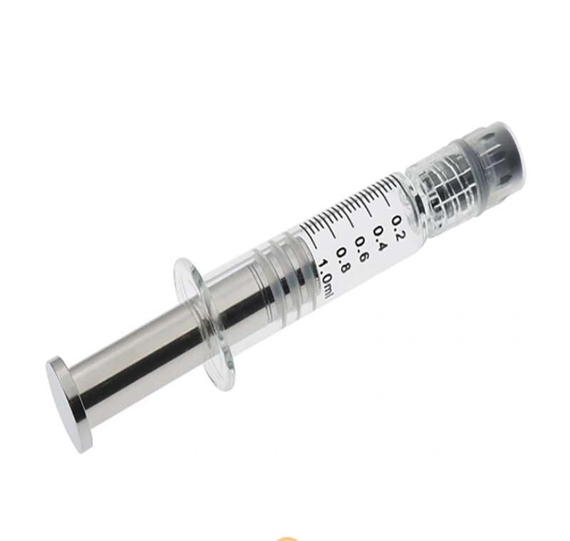 1ml Glass Prefilled Syringe Luer Lock 1 Ml for Distillate Disposable Syringes