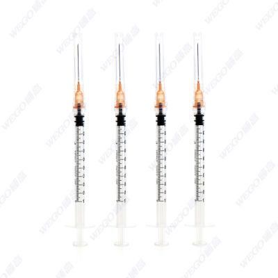 Wego Medical Consumable Sterile Disposable Syringe for Vaccine