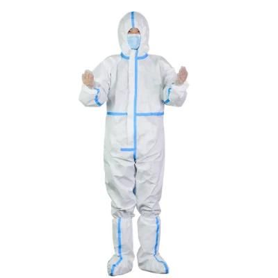 Disposable Protection Chemical Protective Microporous Non-Woven Coverall