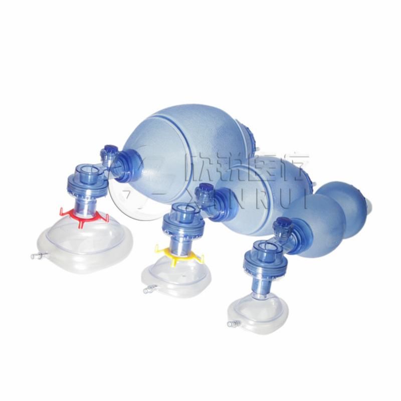 Disposable Adult CPR PVC Mask Manual Resuscitator Ambu Bag