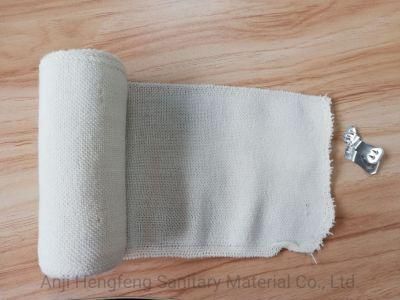 Cheap and Sample Available Manufacturer Direct Sale Elastic Plain Bandage Natural or Bleached Color