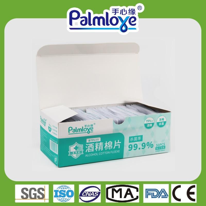 Palmjoy Advanced 75% Alcohol Hand Sanitizer Wipes Kill 99.9% Bacteria Disinfectant Alcohol Wipes