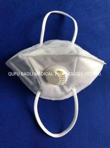 High Quality Pollution Protect with Breathing Valve Disposable Dust FFP2 Civilian KN95 Protective Face Mask