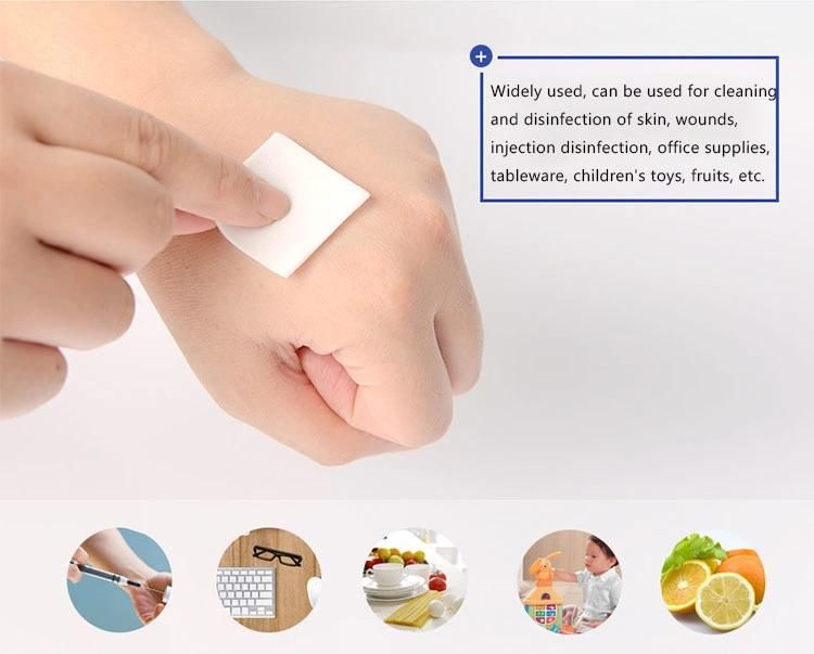 Disposable Alcohol Pad Non-Woven Alcohol Swabs70% Disinfection Alcohol Pre Pad