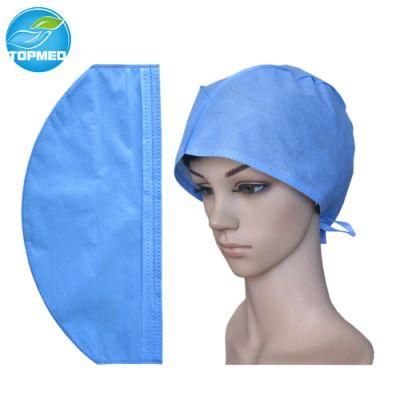 PP Nonwoven Disposable Doctor Cap/Surgical Cap with Tie