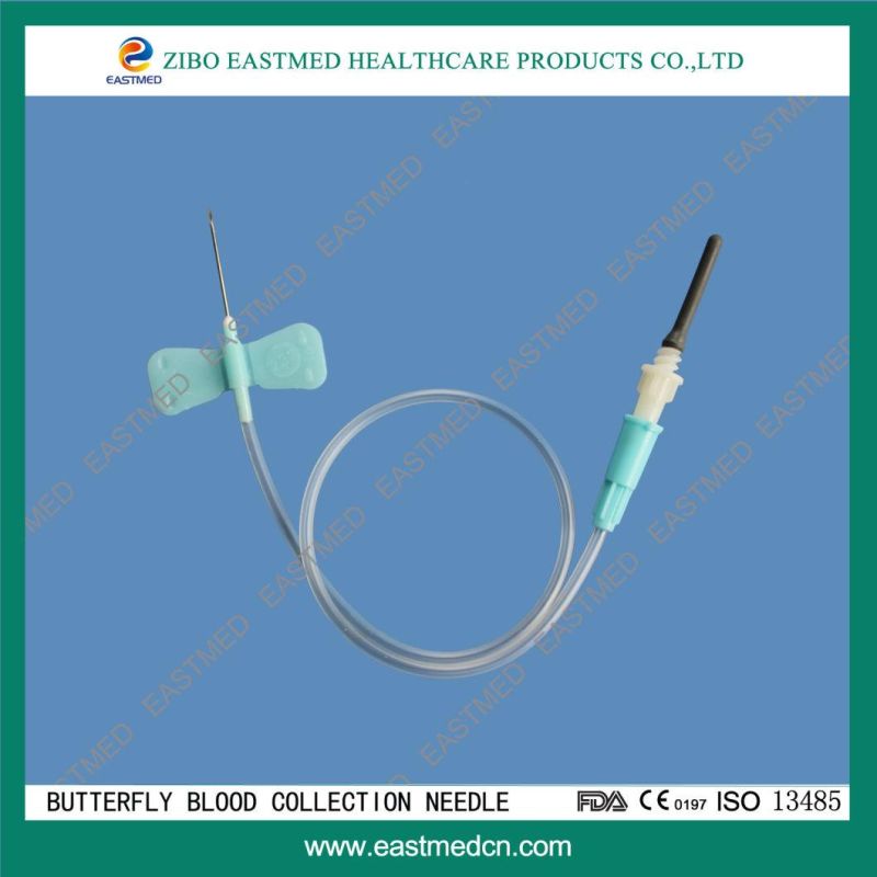 Disposable Vacuum Blood Collection Needle with Wings Ce&ISO Approve