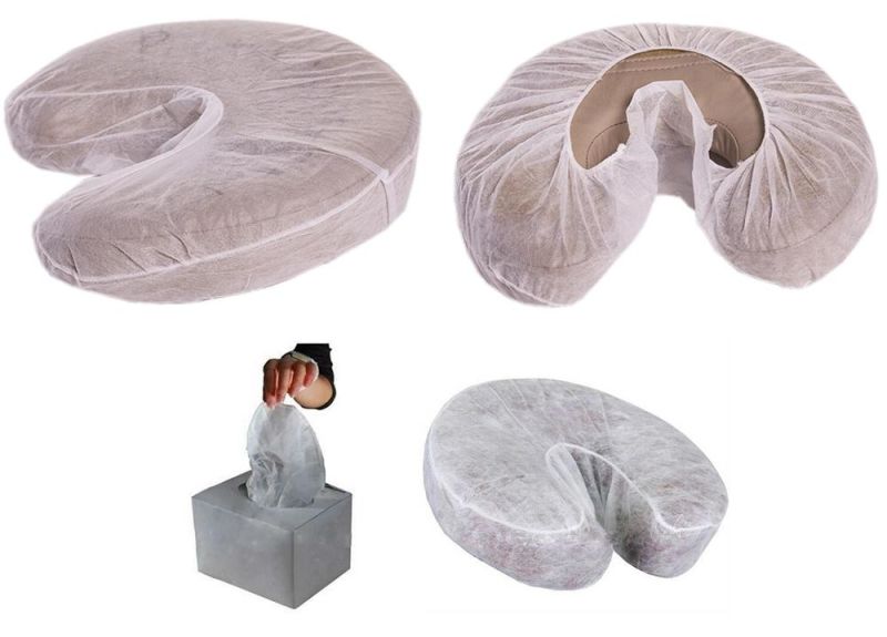 Dispsoable Soft Nonwoven Head Rest Cover for Massage Table