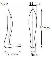 White Silica Gel Nasal Implant