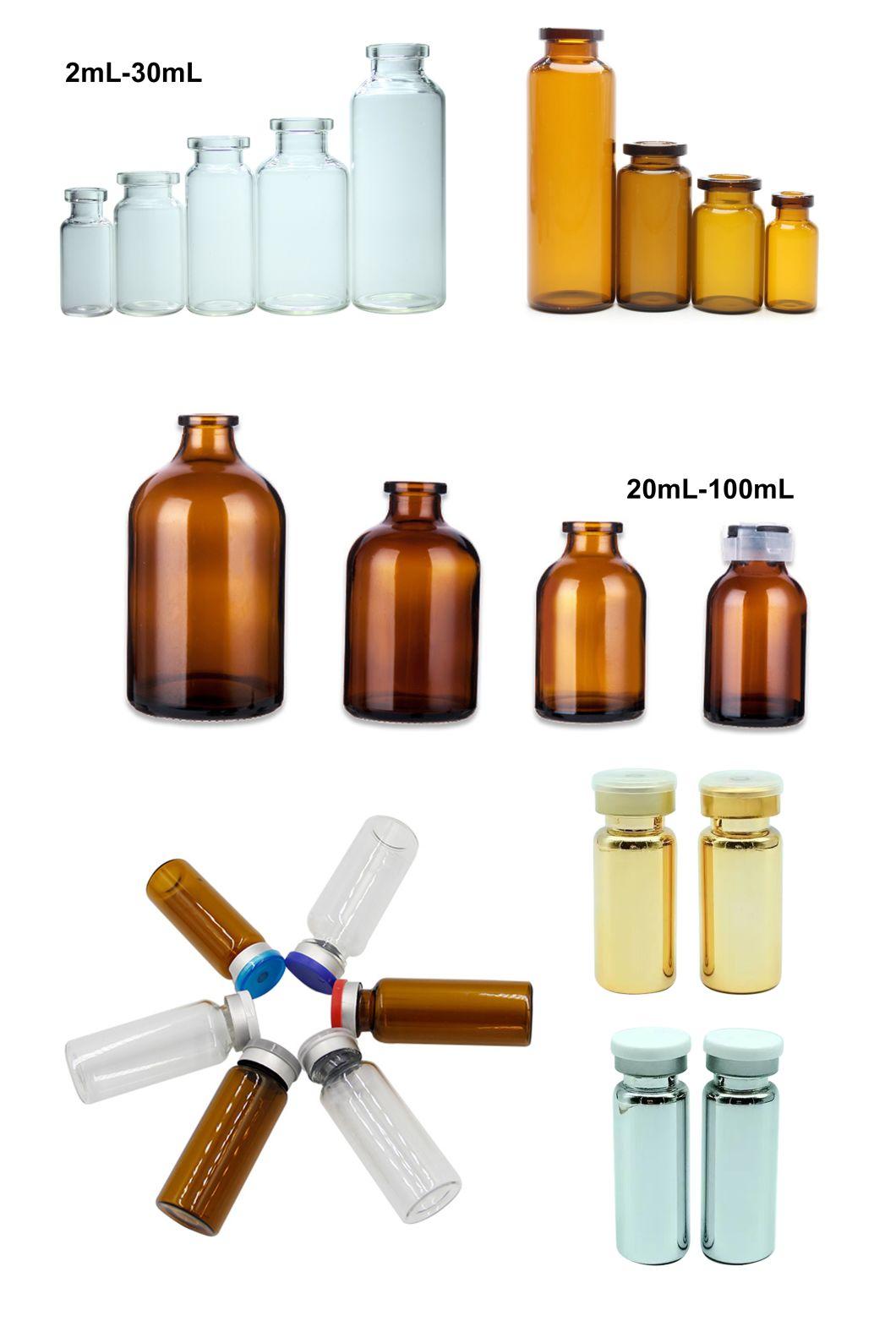 Chinese Factory Clear Amber Vial 2ml 3ml 5ml 10ml 20ml Glass Oral Liquid Bottle