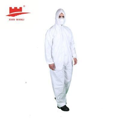 Disposable PPE Suite Type 5 6 Full Body Protection Coverall En14126