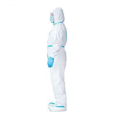 Medical Disposable Protective Coverall with CE En14126 Type 6/5