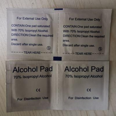 Non-Woven Alcohol Swab/Alcohol Prep Pad/Alcohol Pad 70% Isopropyl