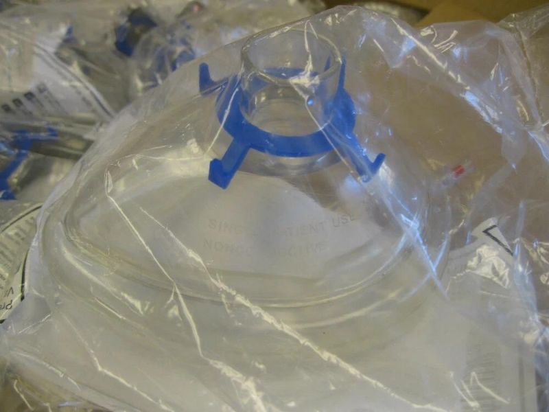 Disposable Breathing Anaesthesia Oxygen Mask with Inflatable