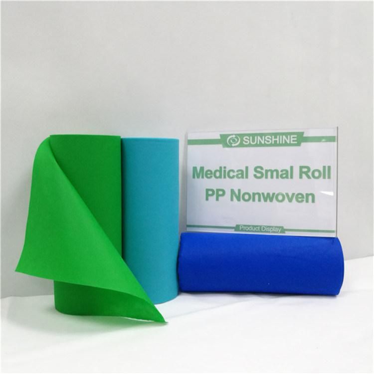 Eco-Friendly Disposable Perforated Bed Sheet PP Spun-Bond Non Woven Fabric Roll for Medical Bed Sheet Pieces