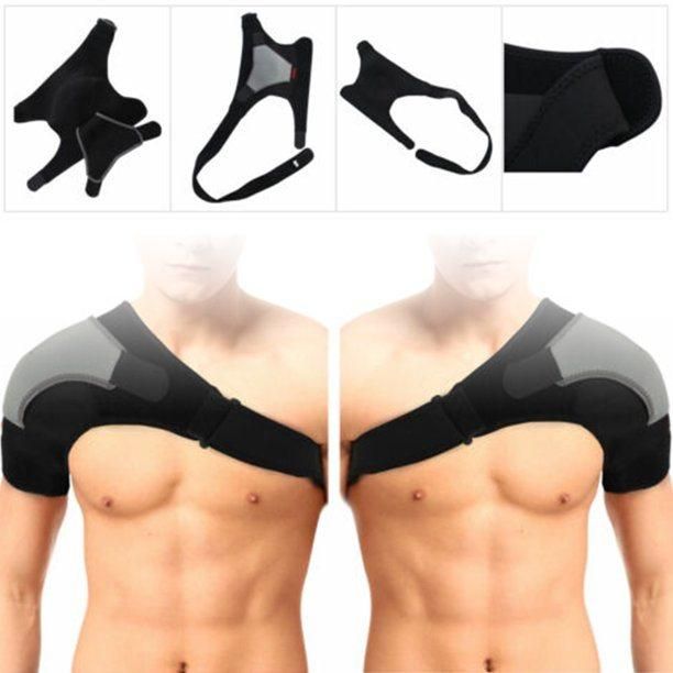 Flexible Revovery Highly Elastic Hook and Latch Straps Shoulder Brace