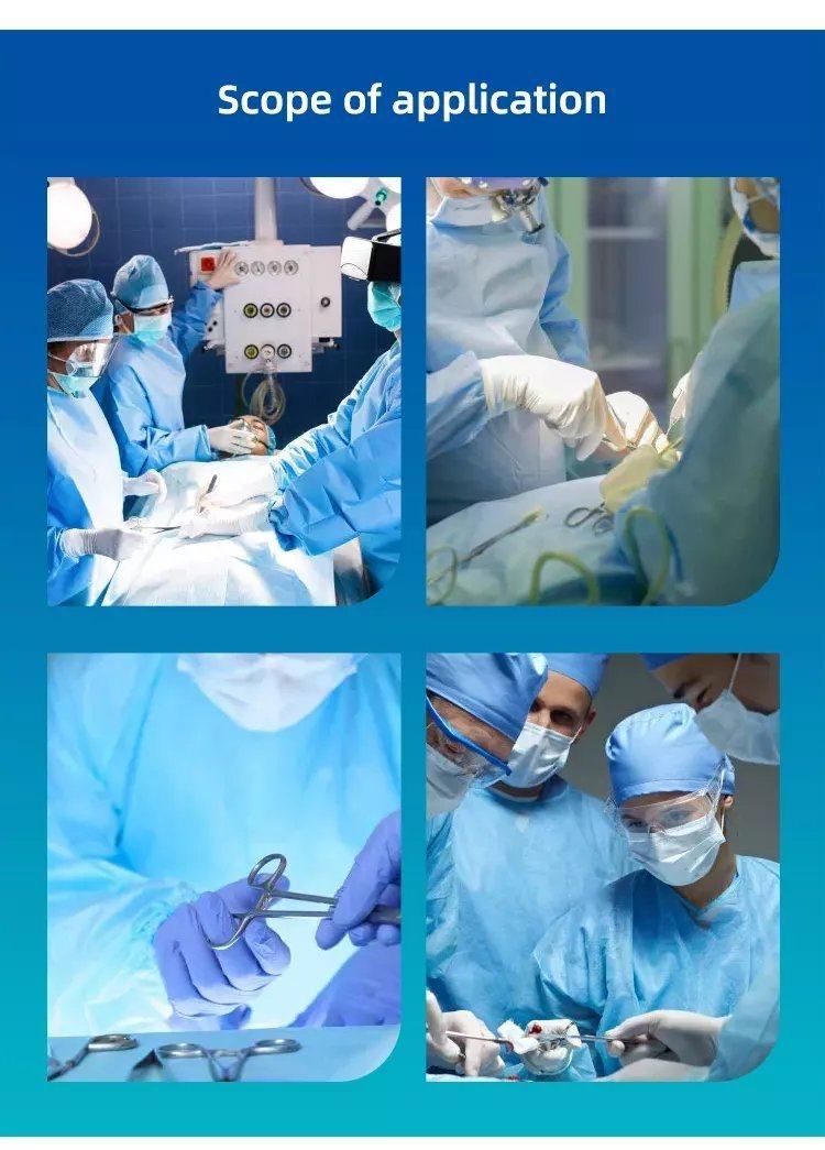 En13795 CE; ISO; MSDS; FSC SMS Isolation Disposable Standard Surgical Gown