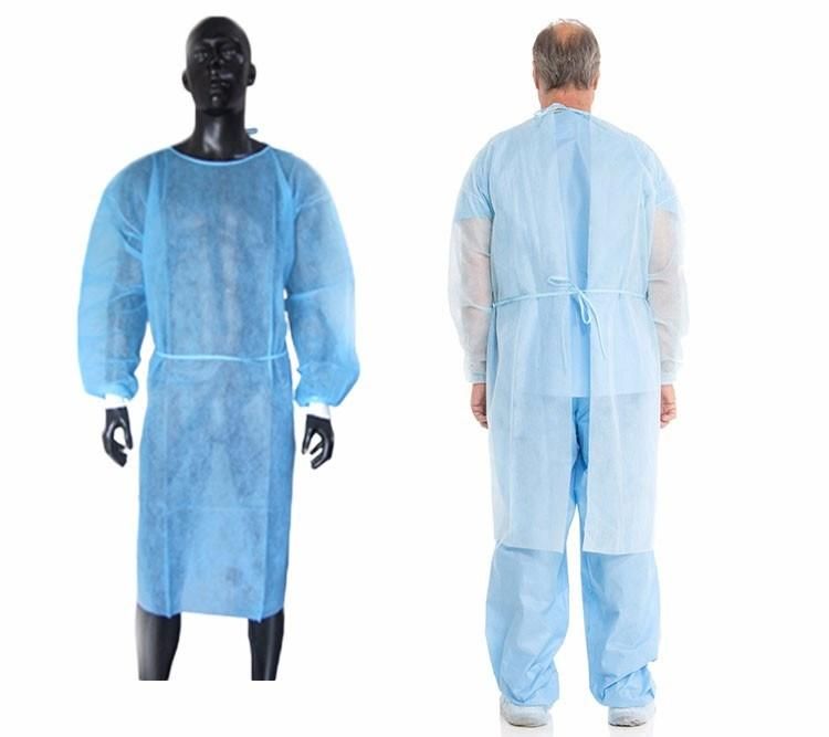 Isolation Gown Hospital Medical Patient Gown Disposable Surgical Gown