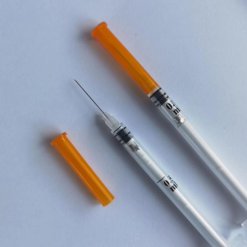 Disposable Medical Device High Quality Ad Self-Destroy Fixed Dose Vaccine Syringe