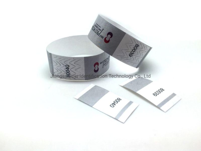 Wholesale Tyvek Wristbands Event Paper Bands with Serial Number