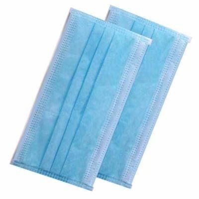 50PCS Pack Disposable 3ply Blue Earloop Face Mask