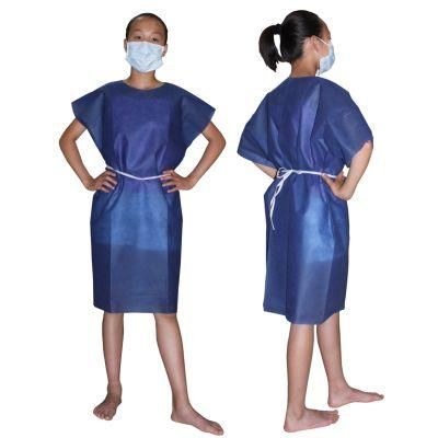 CE &amp; ISO Certificated Medical Surgical Non Woven Patient Gown