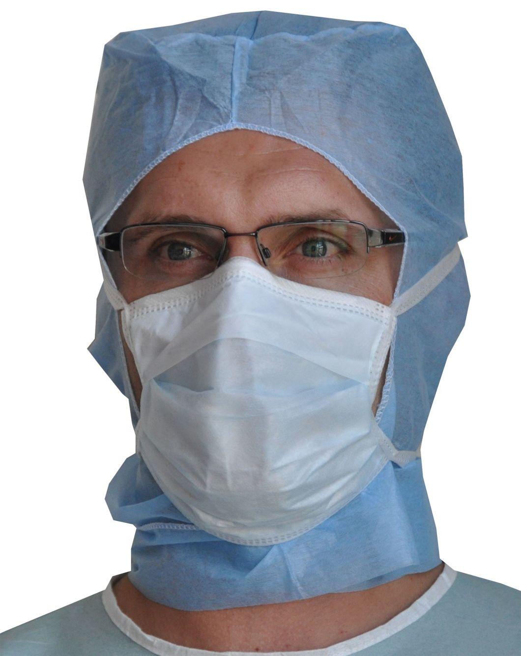 Masque Chirurgical Anti Buee Lanieres Anti-Fog Surgical Mask with Straps