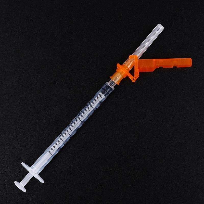 Manufacturer Sterile Single Use Injection Puncture 1ml Safety Syringe