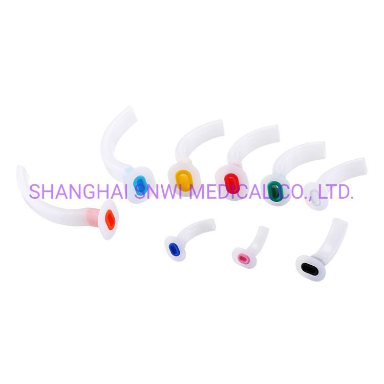 Medical Equipment Sterile LDPE Oropharyngeal Airway with Different Color Code