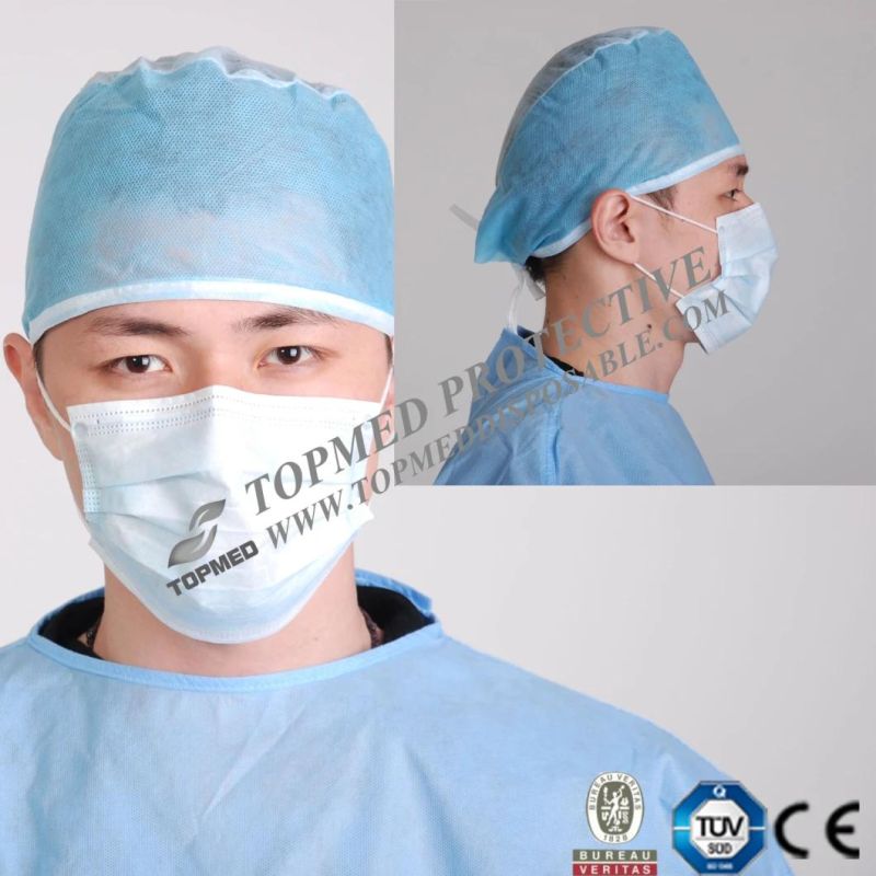 CE/ISO13485 Certificated Nonwoven Disposable 3ply Earloop Medical Face Mask