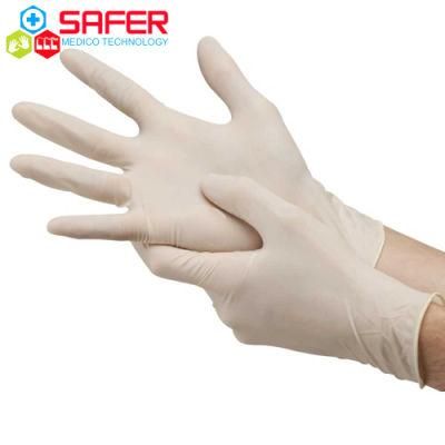 Malaysia Latex Glove with Powder Free Non Sterile and Ambidextrous