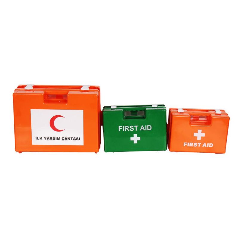 Office Wall Mount First Aid Box ABS Strong Plastic Medical Case Storage First Aid Kit