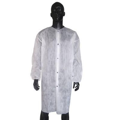 Disposable Polypropylene Hospital Cheap Disposable Lab Coat