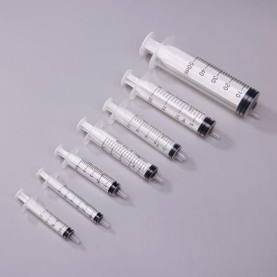 Quality Disposable Three Parts Syringe with Needle