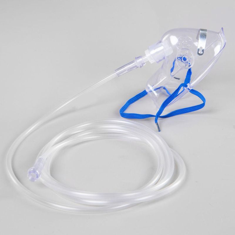 Hospital Supplies Single Use Medical PVC Transparent Oxygen Mask