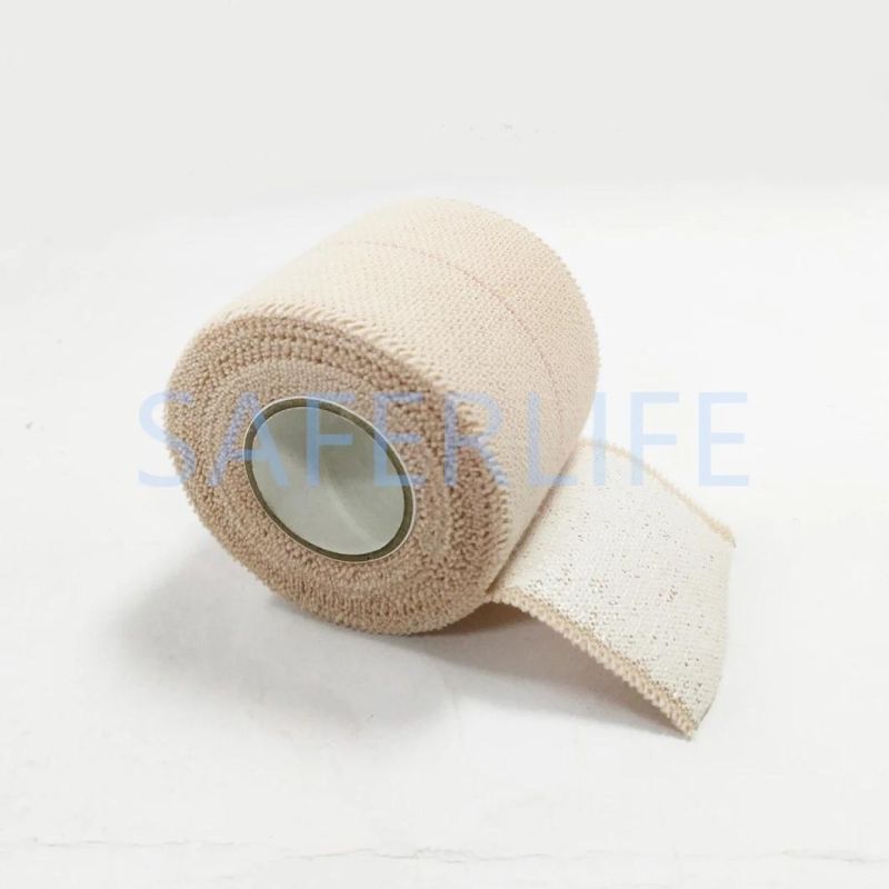 Sport Strong Adhesive Heavy Duty Cotton Elastic Adhesive Bandage Eab Strapping Tape for Ankle