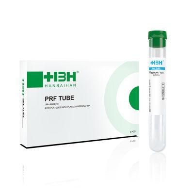 Prf Tube Pyrogen Free Platelet Rich Fibrin Vaccumblood Collection Tube Dental