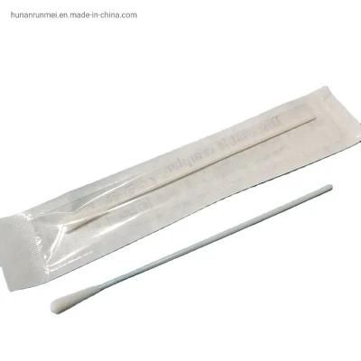 Disposable Use Sampling Swab Nylon Throat Swab in Bulk Package