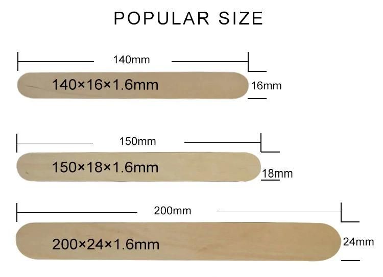 Made in China Disposable Medical Birch Wood Tongue Depressor