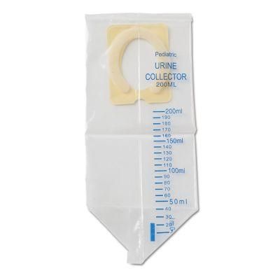 Hospital Medical Use Disposable Pediatric Urine Collector Urine Bag for Baby