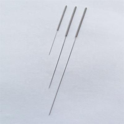 New Type Customized Sterile Stainless Steel Wire Acupuncture Needle with Tube