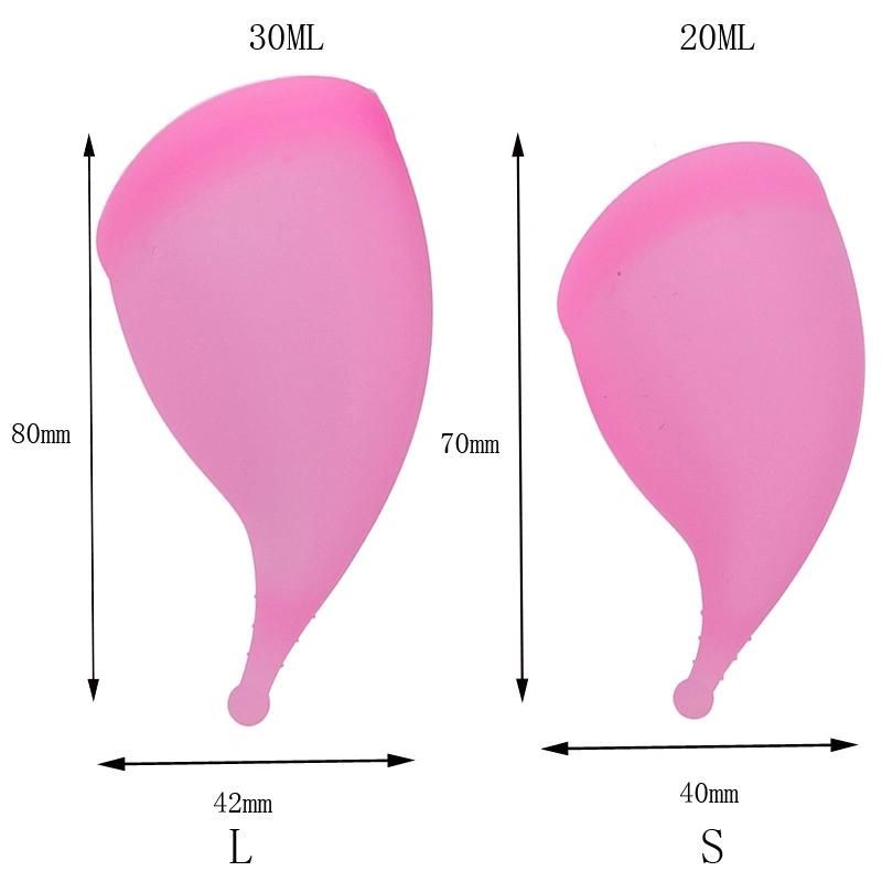 Silicone Menstrual Cup Women′s Medical Grade Menstrual Cup Feminine Hygiene Menstrual Cup Customizable