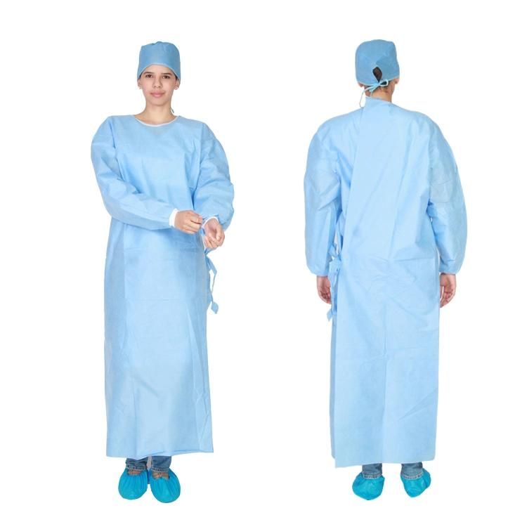 Hot Sale Good Quality CE CE/ISO Autoclavable Sterile Fold Isolate Dust Bacteria Long Sleeve Surgical Gown